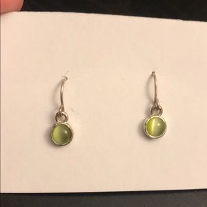 Green Dangling Earrings